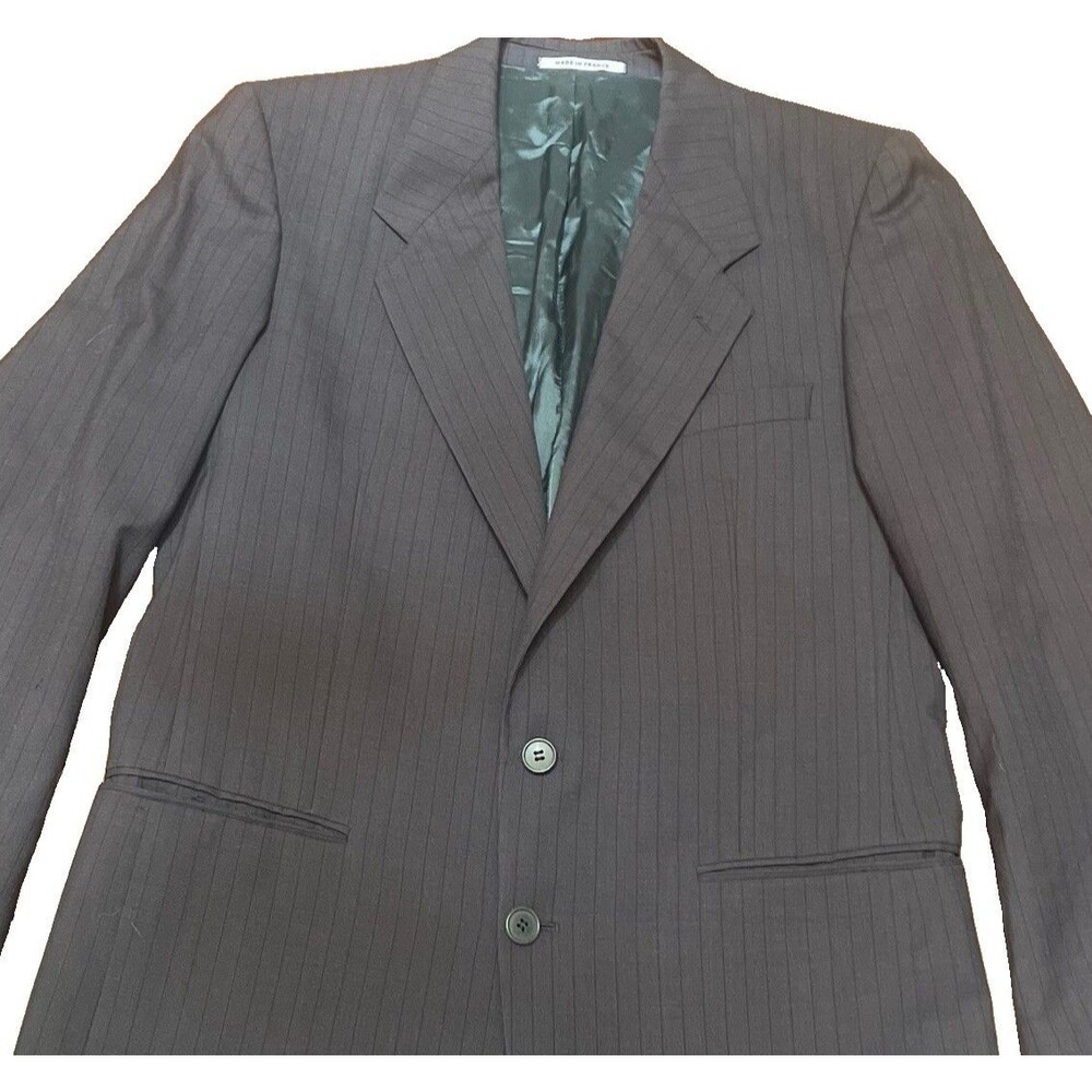 VTG Yves Saint Laurent Oversized Pinstripe Blazer 90s CorporateCore YSL Jacket